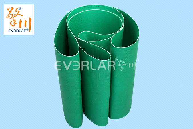 綠色PVC輸送帶跑偏怎么快速調(diào)節(jié)？